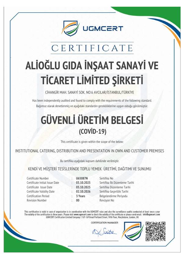 Güvenli Üretim Belgesi